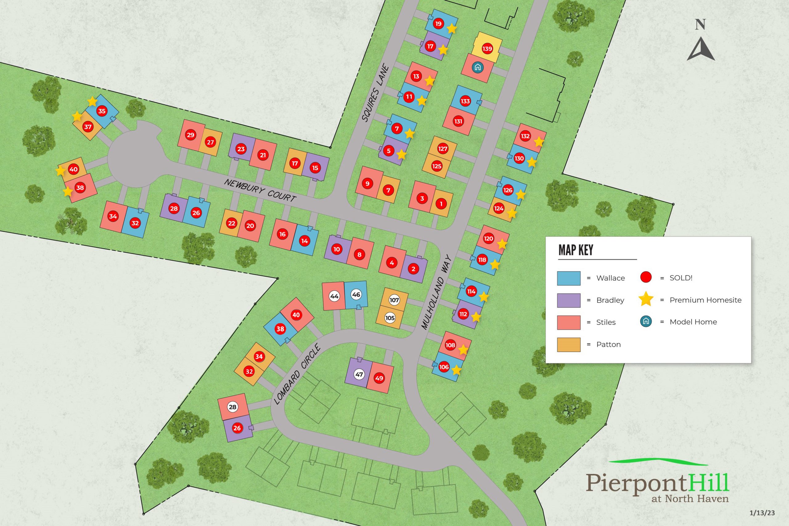 Pierpont Hill Community Map updated 1-13-23
