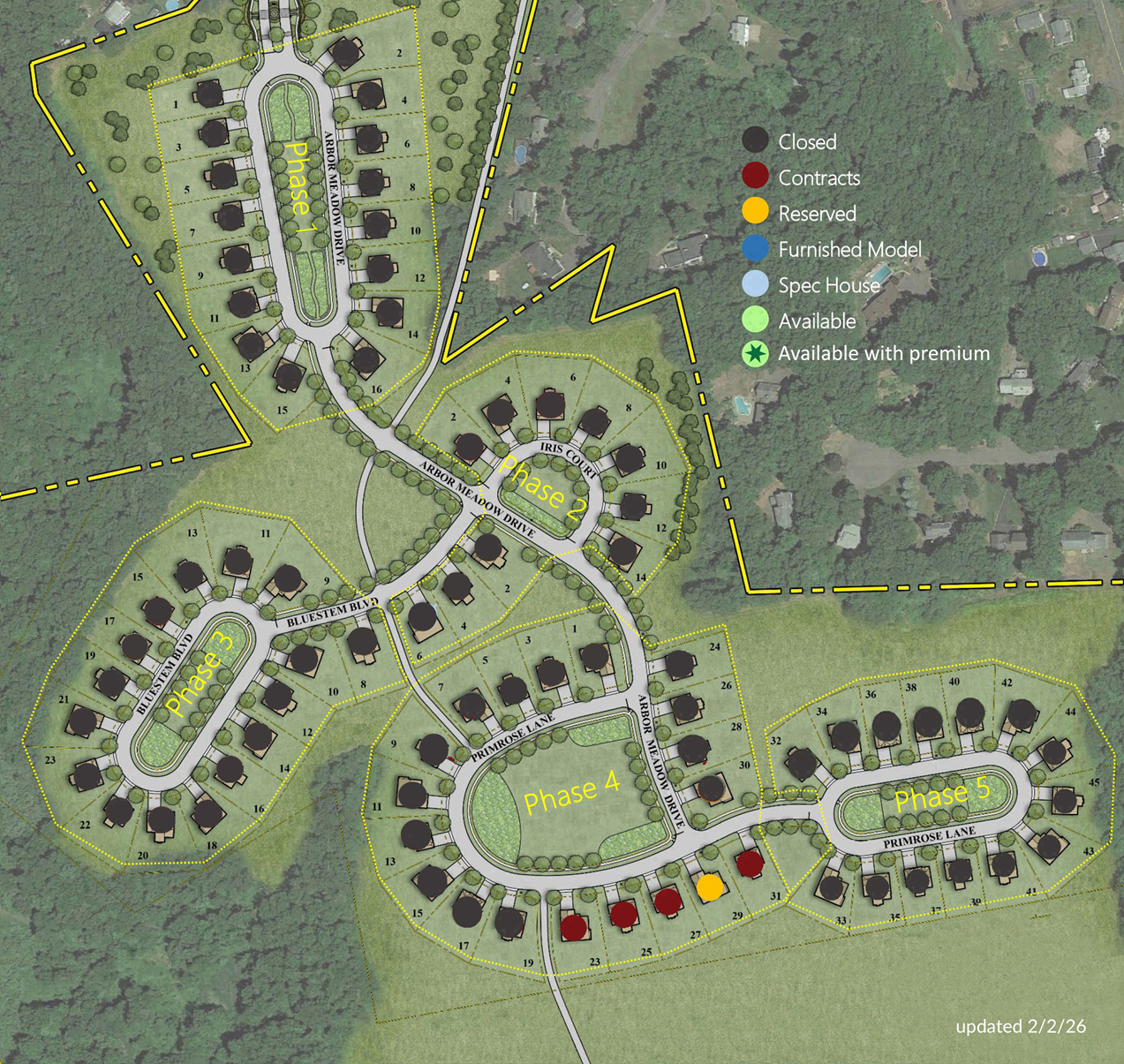 Arbor Meadows Map Updated - 2-2- 2026