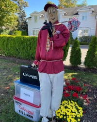 Our entry in the Cheshire Scarecrow Contest 2022, as we prepared to move to our new location